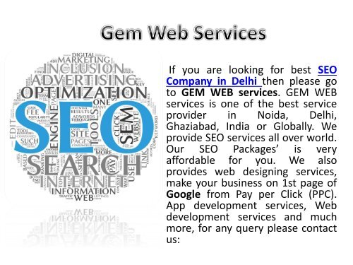 Affordable SEO services in Delhi Noida India