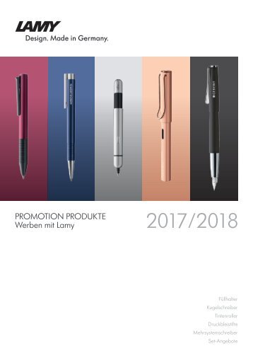 Promotion-Produkte: Werben mit LAMY