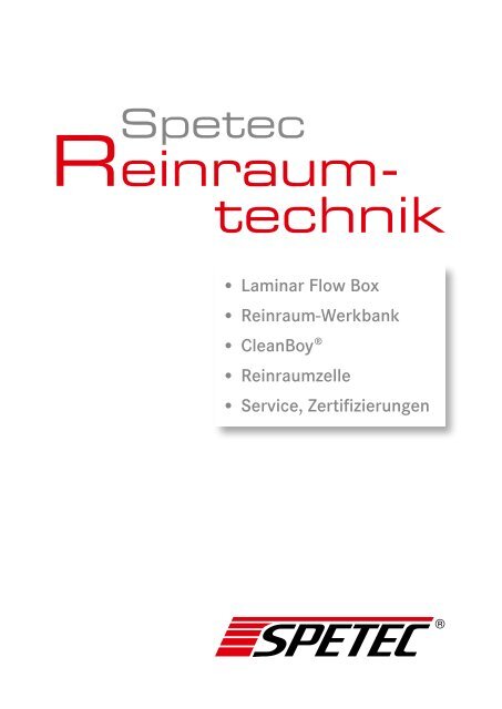 Prospekt Spetec Reinraumtechnik