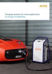 charging systems: brochure PDF - Alpiq InTec West AG
