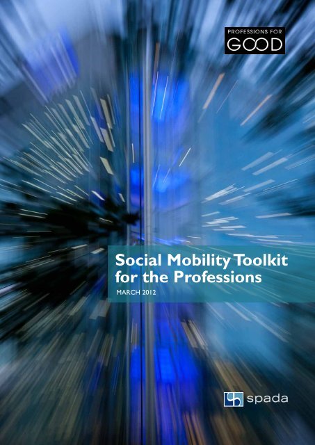 Social Mobility Toolkit for the Professions - Equality and Human ...