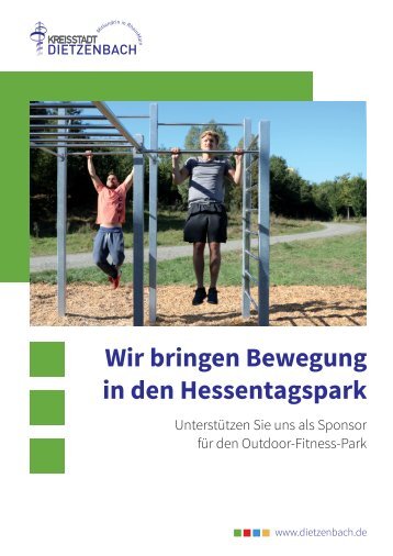 Sponsorenmappe für Outdoor-Fitness-Park in Dietzenbach