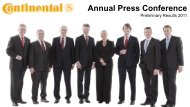 Annual Press Conference - Continental Tyre Group AG