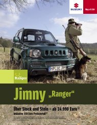 Technische Daten Jimny Limousine „Ranger“ - Suzuki