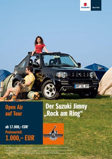 Der Suzuki Jimny „Rock am Ring“ 1.000,– EUR2