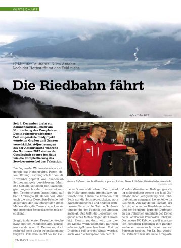 Die Riedbahn fährt