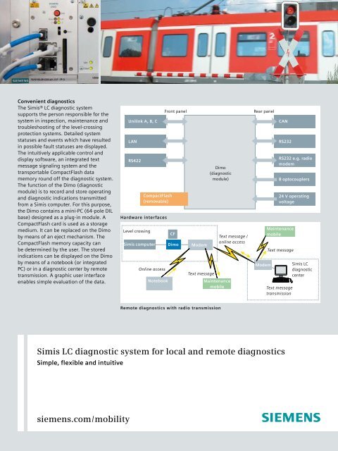 siemens.com/mobility Simis LC – intelligent protection of level ...