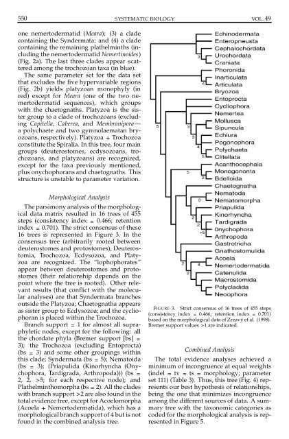 Triploblastic Relationships with Emphasis on the Acoelomates and ...