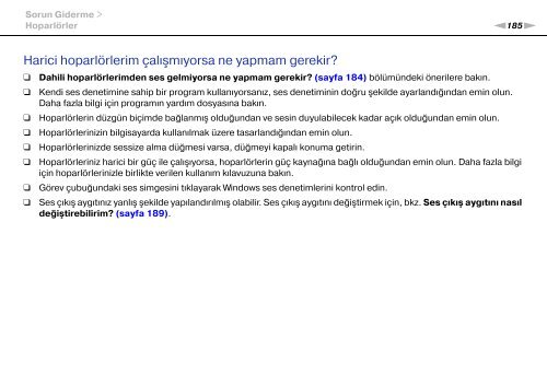 Sony VPCS12F7E - VPCS12F7E Mode d'emploi Turc