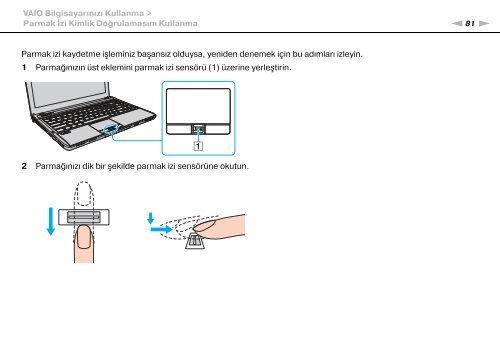 Sony VPCS12F7E - VPCS12F7E Mode d'emploi Turc