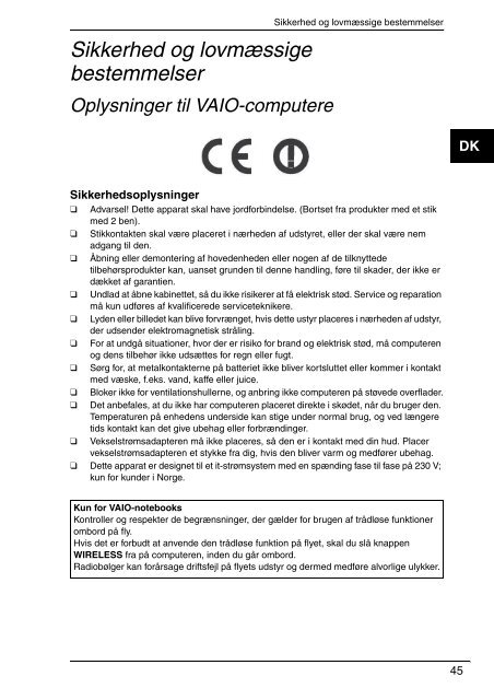 Sony VPCS12F7E - VPCS12F7E Documents de garantie Su&eacute;dois