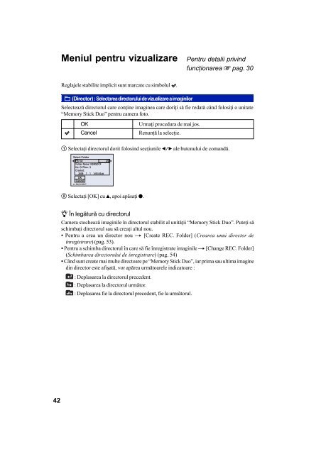 Sony DSC-S750 - DSC-S750 Mode d'emploi Roumain