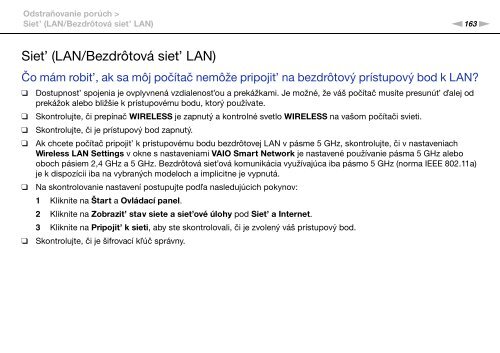 Sony VPCS13A7E - VPCS13A7E Mode d'emploi Slovaque