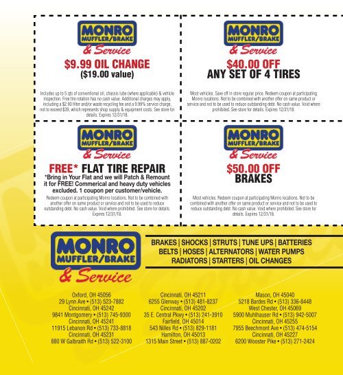 Monro Oil Change Coupon >> Thanks To The Following M Monro Oil Change Coupon >> Thanks To The Following M