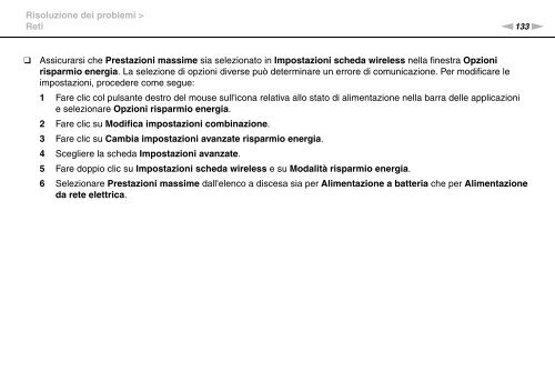 Sony VGN-NW26EG - VGN-NW26EG Mode d'emploi Italien