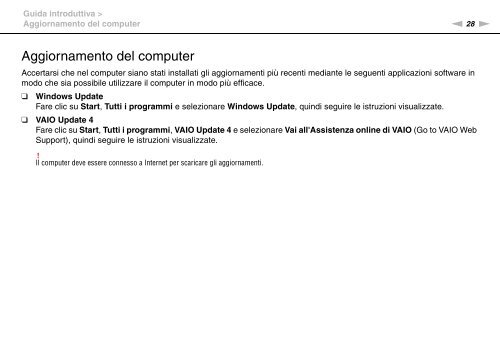 Sony VGN-NW26EG - VGN-NW26EG Mode d'emploi Italien