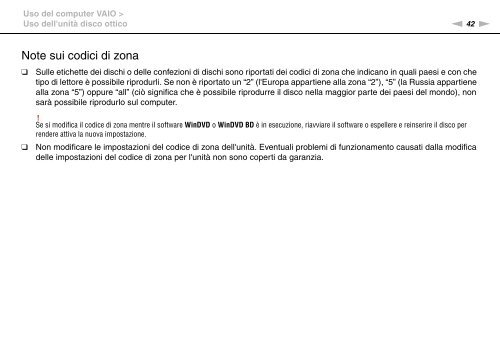 Sony VGN-NW26EG - VGN-NW26EG Mode d'emploi Italien