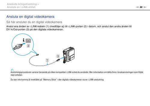 Sony VGN-NW26EG - VGN-NW26EG Mode d'emploi Su&eacute;dois