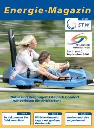 Energie-Magazin - Stadtwerke Willich