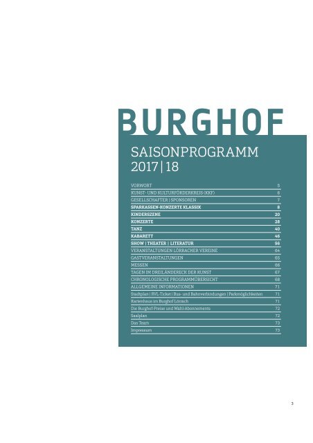 Burghof Saisonprogramm 2017/18