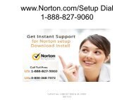 Norton.comSetup - 1-888-827-9060 For Norton Setup