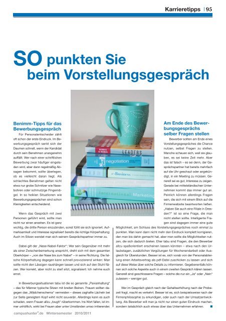 campushunter Magazin Stuttgart Wintersemester ... - campushunter.de