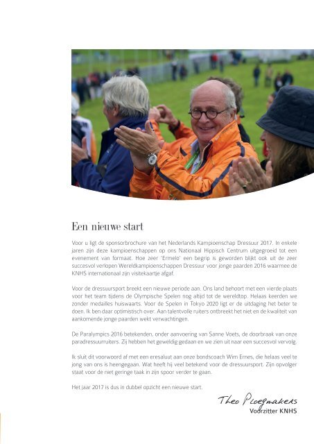 Sponsorbrochure NK Dressuur Gelderland