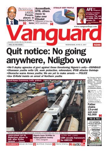 21062017 - Quit notice: No going anywhere, Ndigbo vow