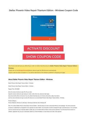 Allavsoft discount coupon