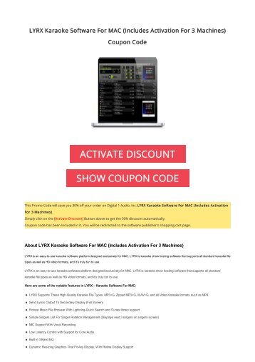 What Makes Lyrx Karaoke Software For Mac What Makes Lyrx Karaoke Software For Mac