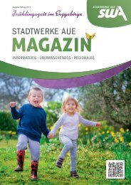 Stadtwerke Aue Magazin - Ausgabe Frühling 2017