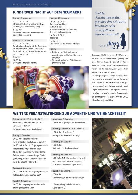 Stadtwerke Aue GmbH - Ausgabe Winter 2016