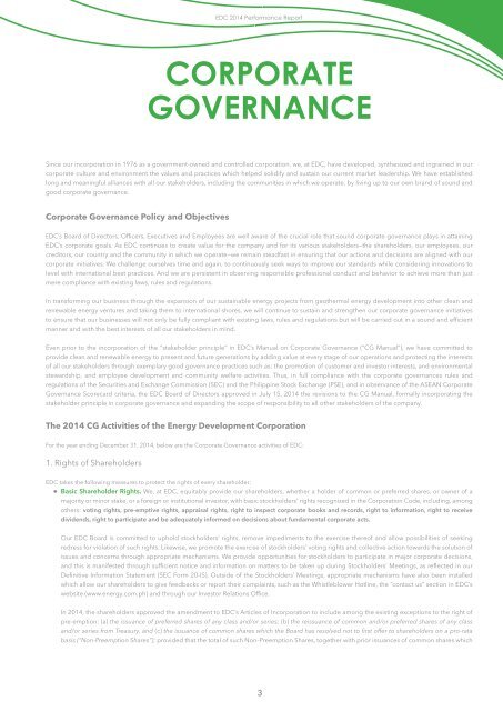 2014 Corporate Governance