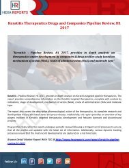 Keratitis Therapeutics Drugs and Companies Pipeline Review, H1 2017