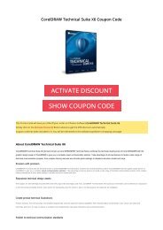 25% OFF CorelDRAW Technical Suite X6 Coupon Code 2017 Discount OFFER