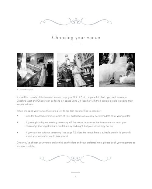 Cheshire West Weddings Brochure