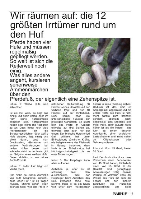 Barhuf - das Magazin Nr 1