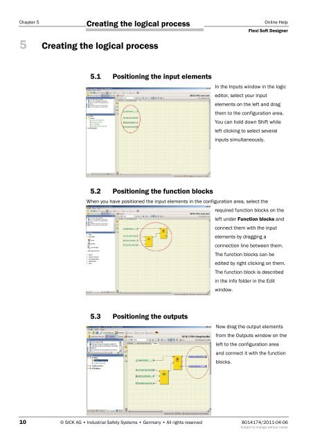 Configuration Software Flexi Soft Designer - Sick