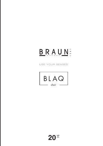 BLAQ chair - BRAUN Lockenhaus