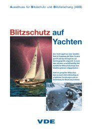 Blitzschutz auf Yachten Ausschuss - Yachtschule Rolf Dreyer