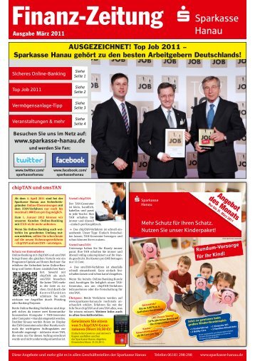 Finanz-Zeitung der Sparkasse Hanau - Ausgabe März 2011