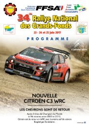 GUIDE DU SPECTATEUR Grands Fonds 2017