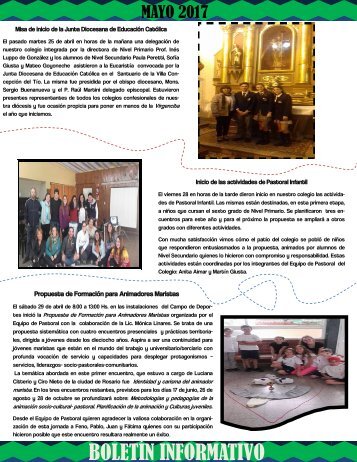 newsletter mayo 2017