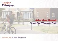 Alder View, Harwell - Travel Plan Welcome Pack
