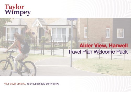Alder View, Harwell - Travel Plan Welcome Pack