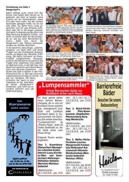 „Lumpensammler“ - Bierfestzeitung