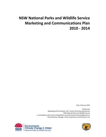 NSW National Parks and Wildlife Service Marketing and ...