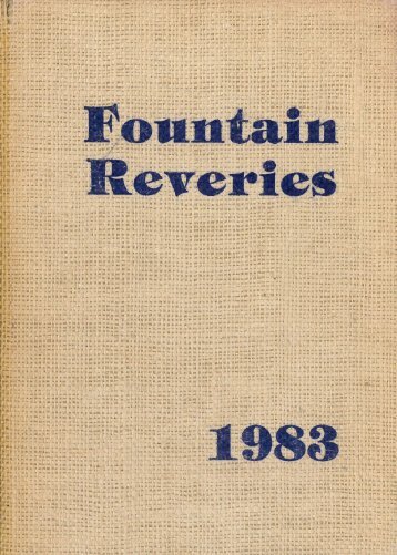 Georgia-Cumberland Academy - Fountain Reveries - 1983