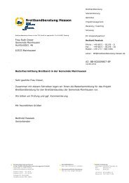 Breitbandberatung Hessen - Mainhausen