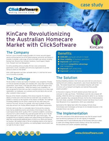 KinCare - ClickSoftware
